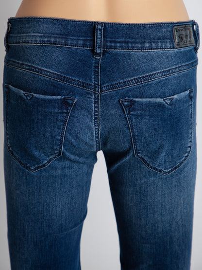 Diesel Excellent Condition Blue Cotton Jeans Size M for Women