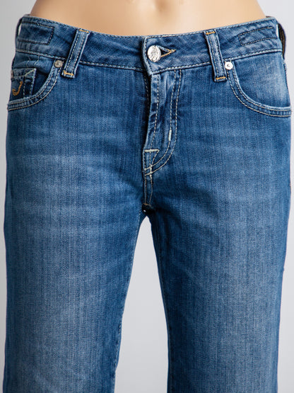 Excellent Jacob Cohen Jeans Blue Cotton Size M for Women