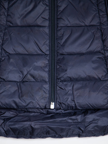 Good Moncler Blue Quilted Hooded Coat for Kids, Size 4
