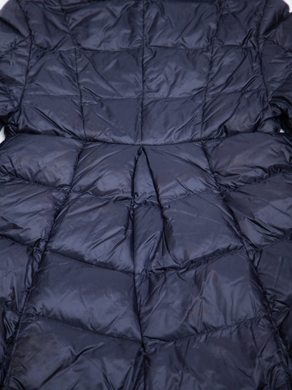 Good Moncler Blue Quilted Hooded Coat for Kids, Size 4