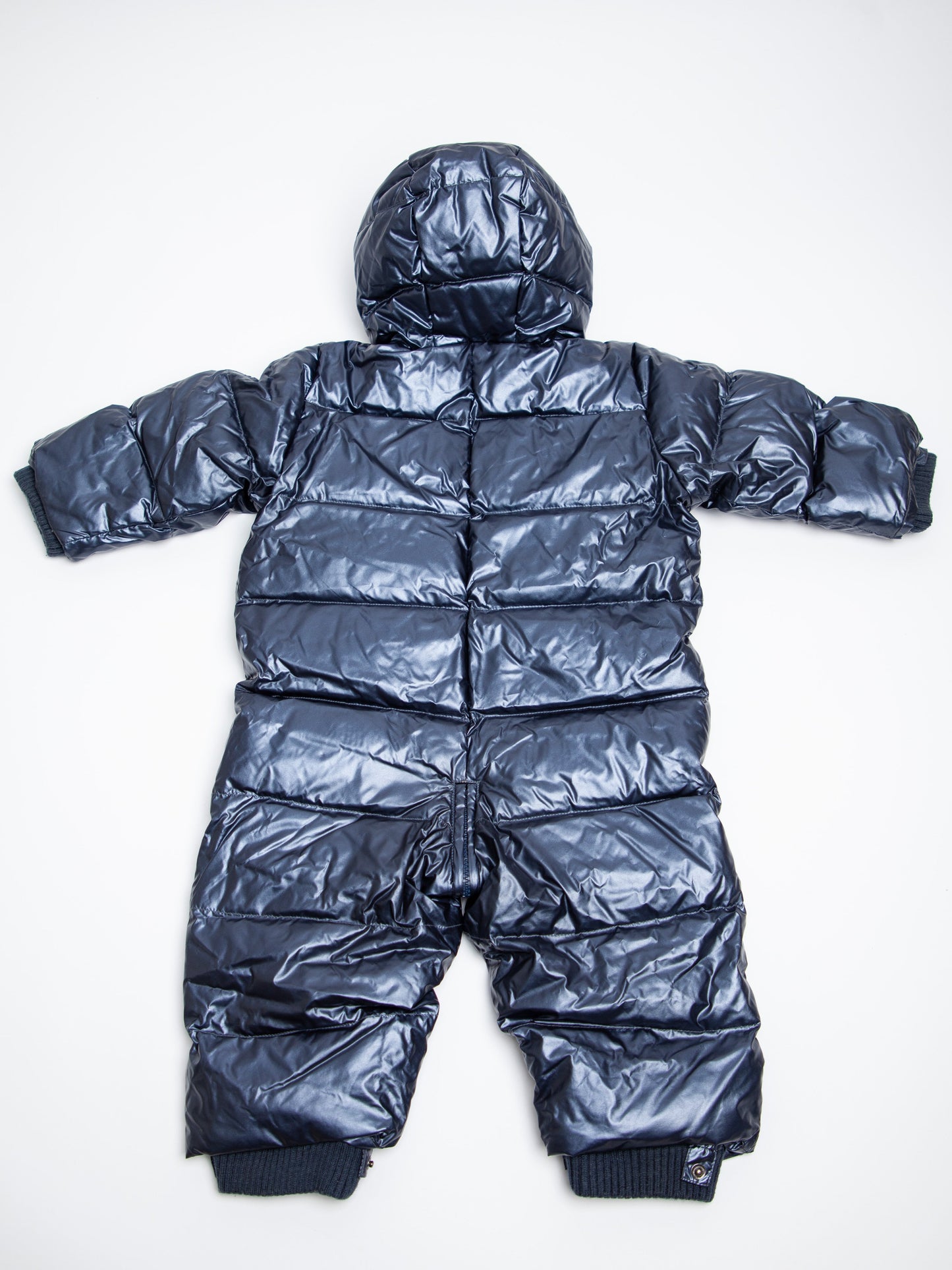 good bonpoint blue polyester kids jacket size 2