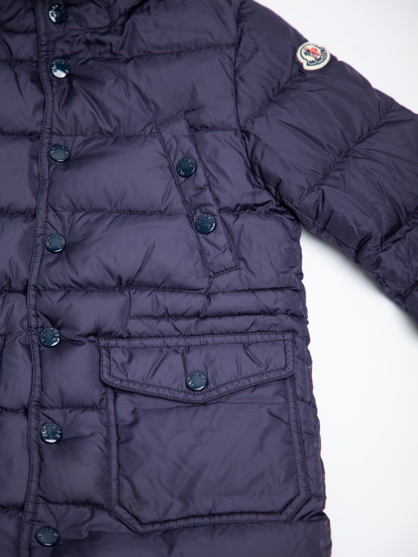 good moncler blue puffer jacket for kids size 5 - warm winter wear