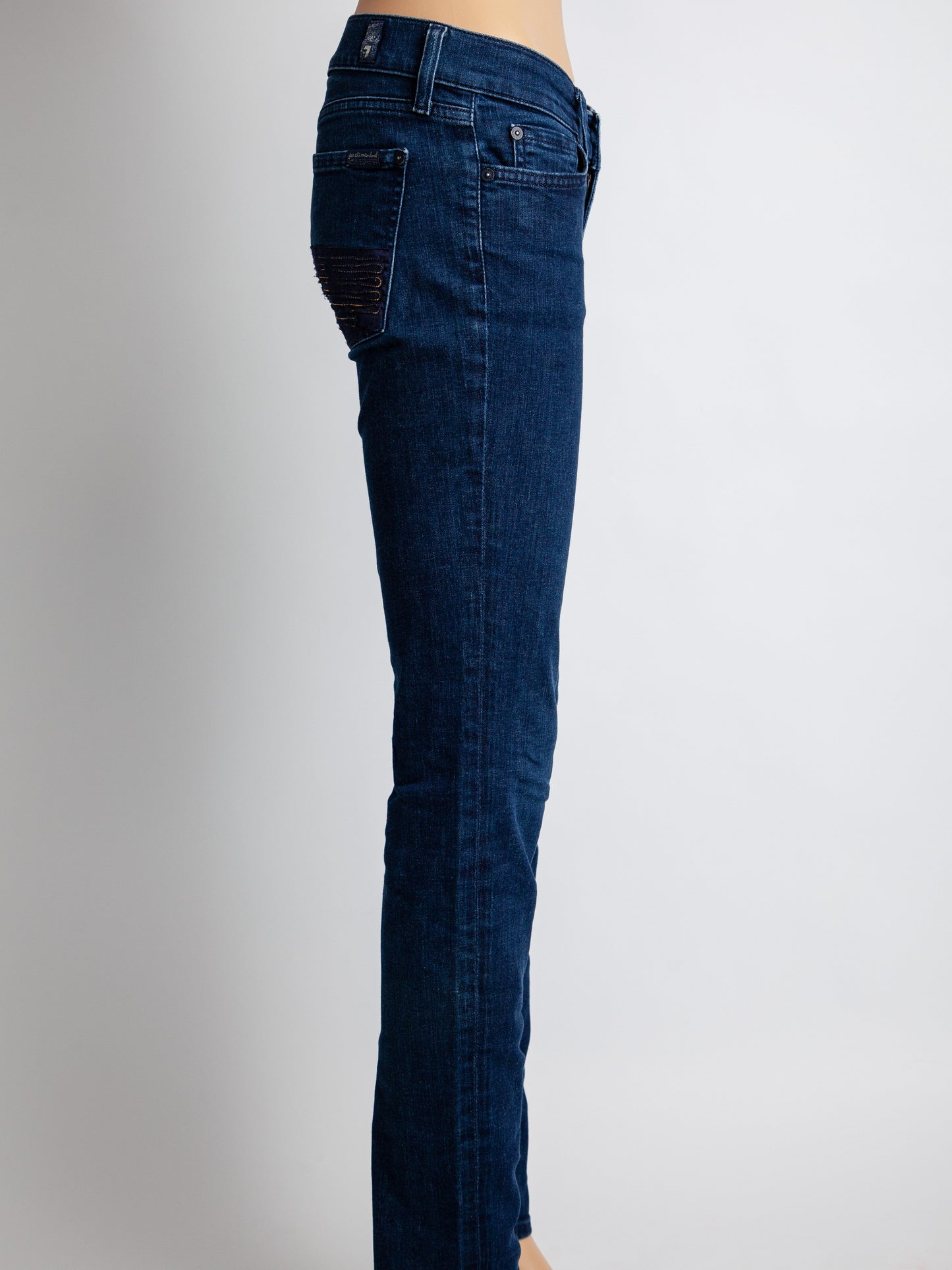 good for all 7 mankind blue denim jeans size m women