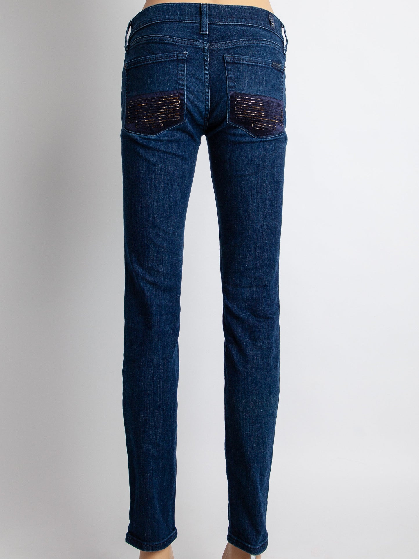 good for all 7 mankind blue denim jeans size m women
