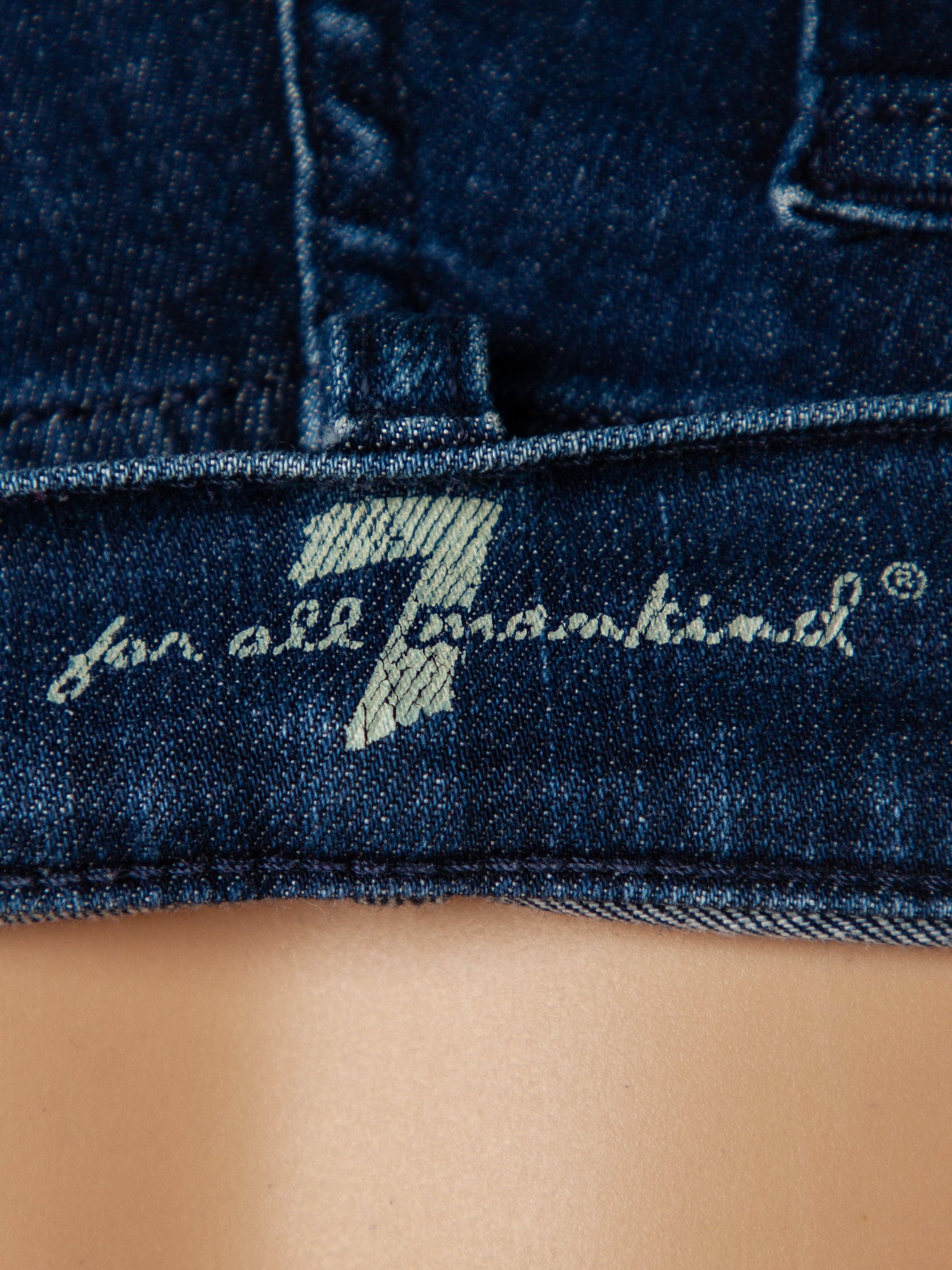 good for all 7 mankind blue denim jeans size m women