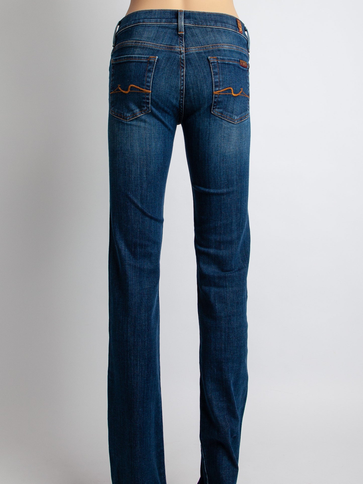 good 7 for all mankind blue denim jeans size s for women