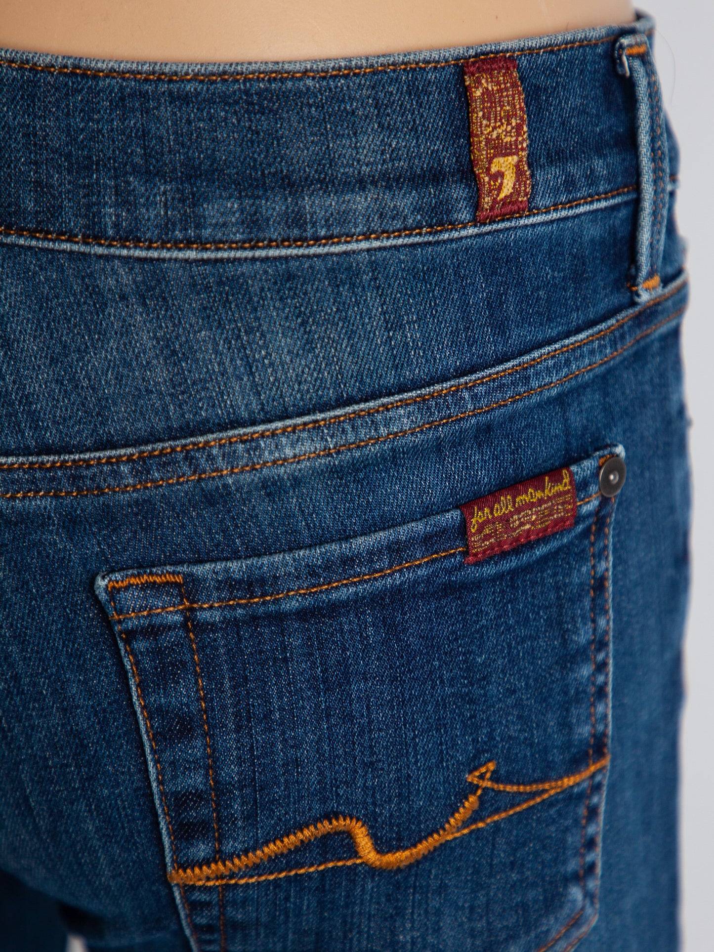 good 7 for all mankind blue denim jeans size s for women