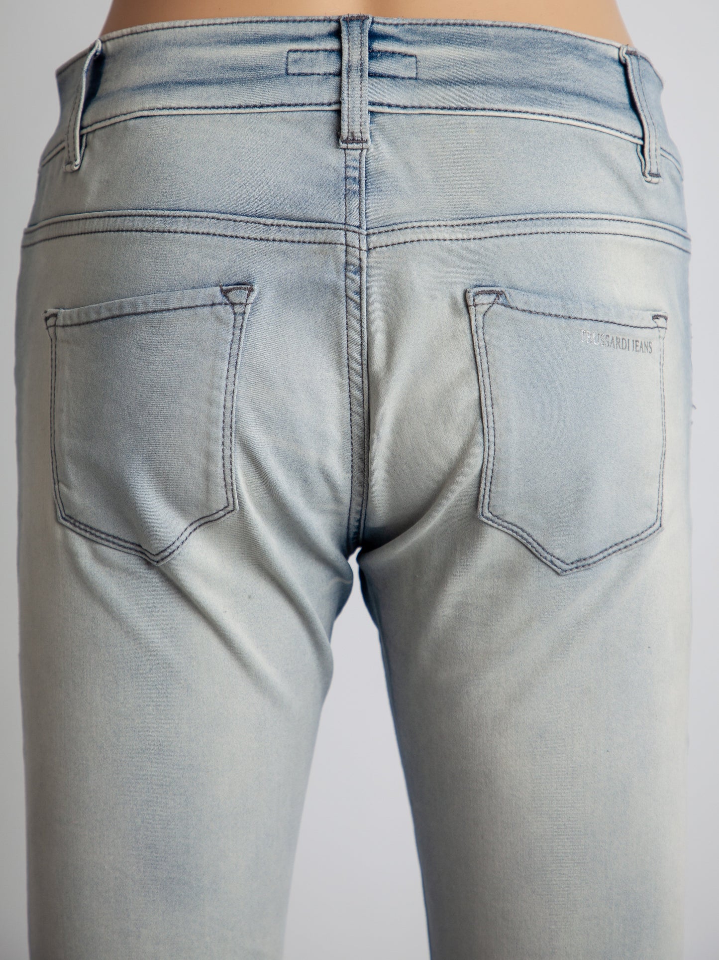 good trussardi blue denim jeans women size m