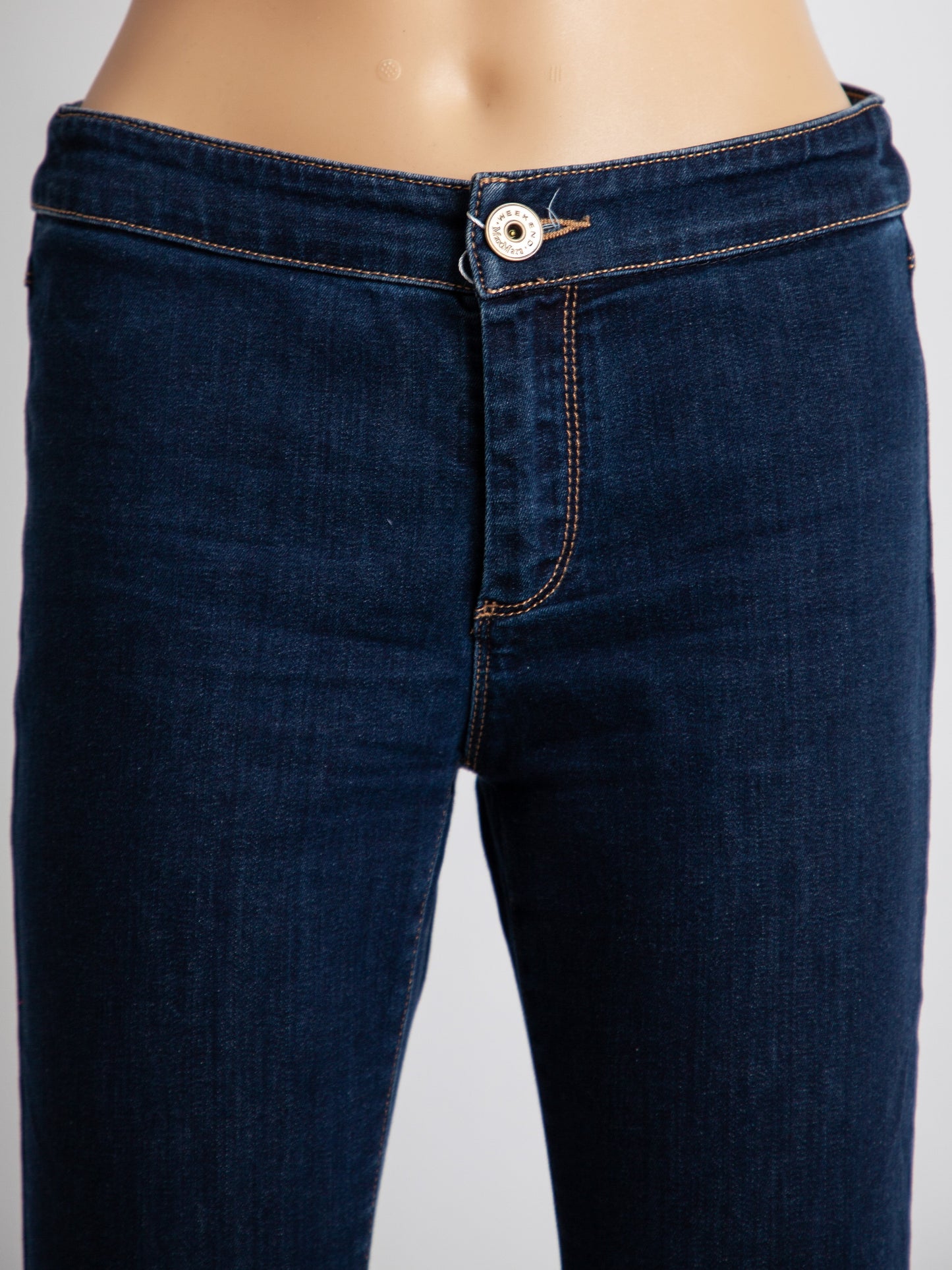 good weekend maxmara blue denim jeans size m women