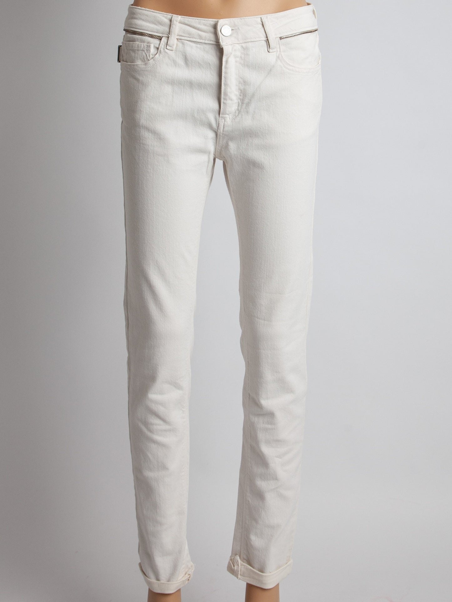 good zadig&voltaire white denim jeans size s women