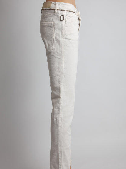 Good Zadig&Voltaire White Denim Jeans Size S Women