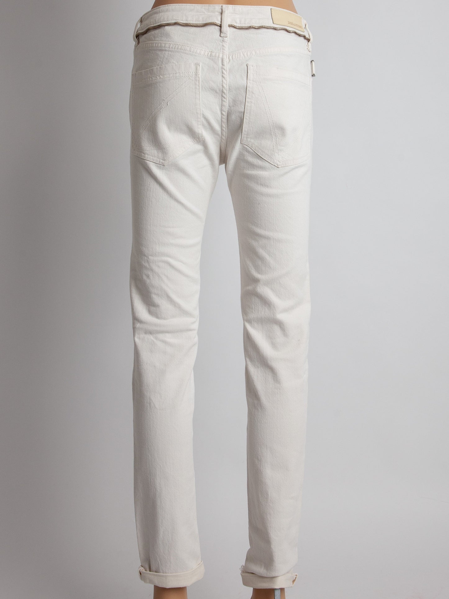 good zadig&voltaire white denim jeans size s women