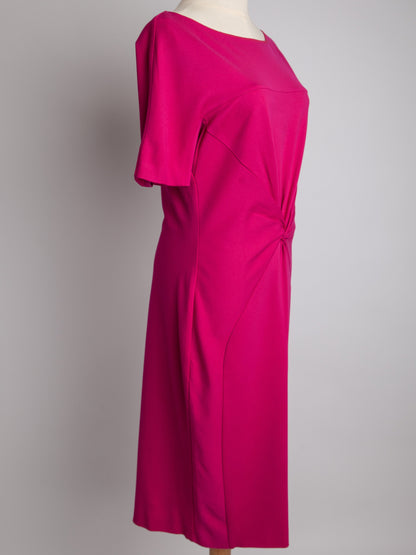 NEW Escada Pink Knee-Length Dress Size M with Twist Detail