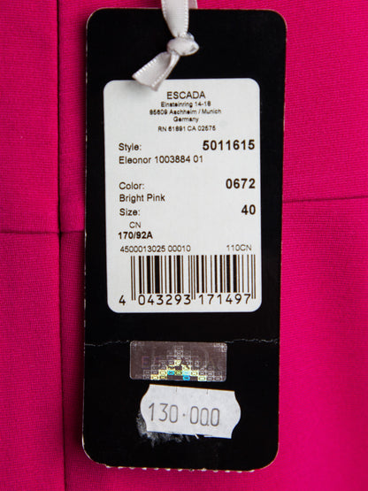 NEW Escada Pink Knee-Length Dress Size M with Twist Detail