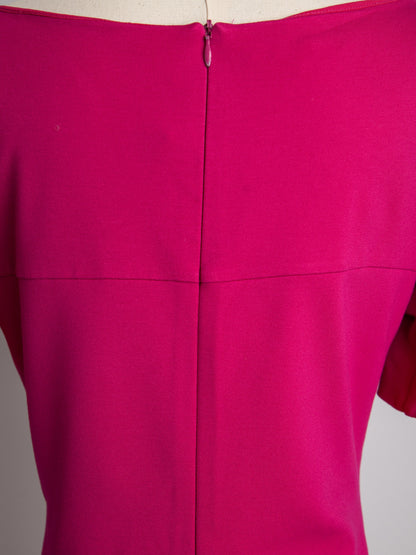 NEW Escada Pink Knee-Length Dress Size M with Twist Detail