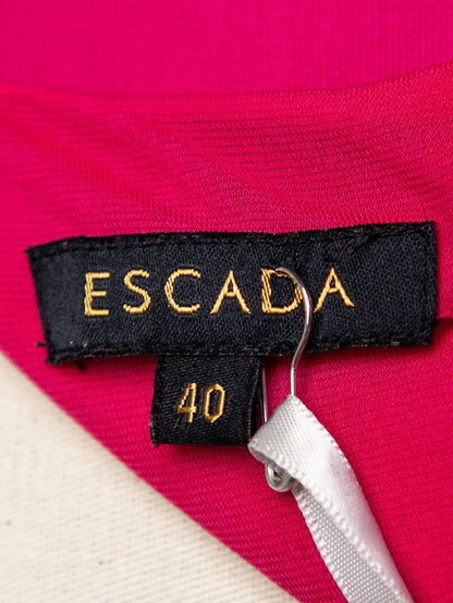 NEW Escada Pink Knee-Length Dress Size M with Twist Detail