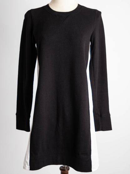 Good DKNY Black & White Long-Sleeved Dress Size XS Women