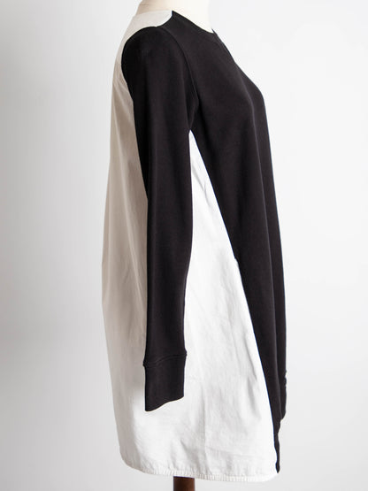 Good DKNY Black & White Long-Sleeved Dress Size XS Women