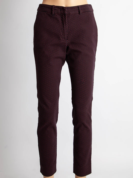 Excellent Marella Slim-Fit Polka Dot Nylon Pants in Combined Colors