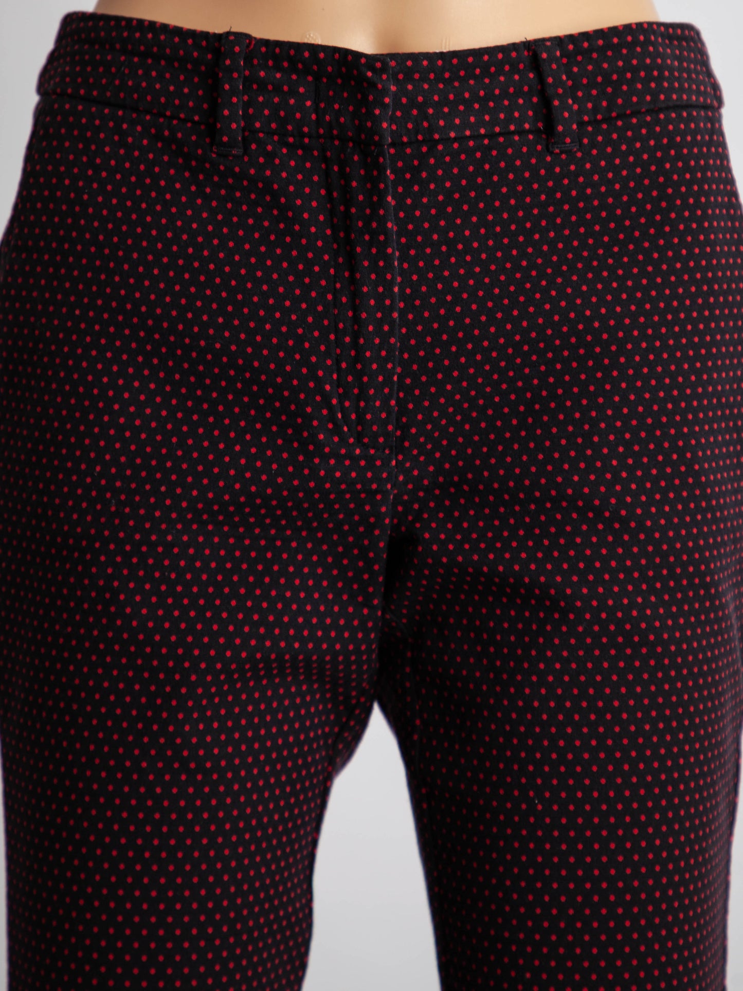 excellent marella slim-fit polka dot nylon pants in combined colors