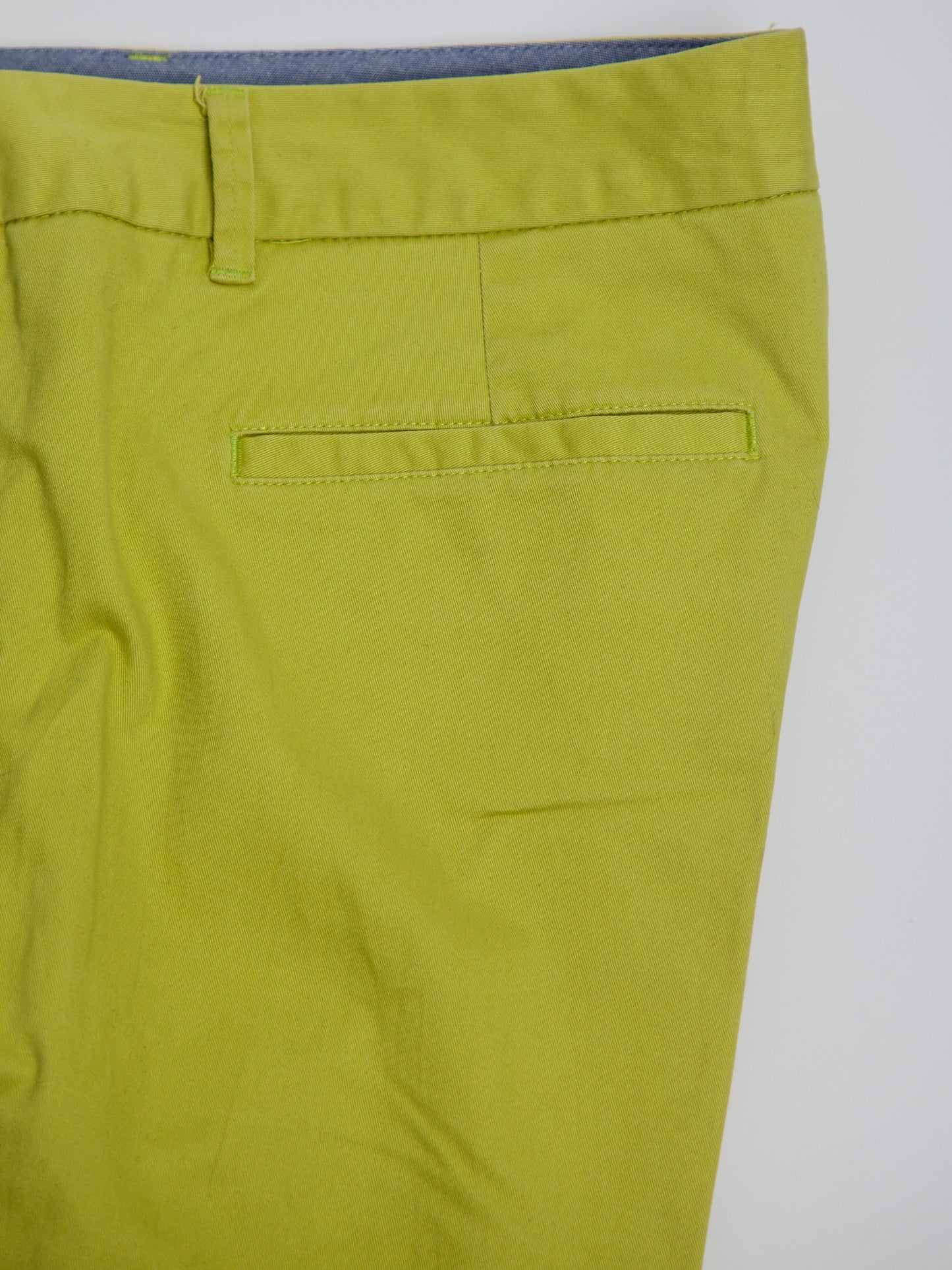 good banana republic green cotton pants ryan fit size 8 women's