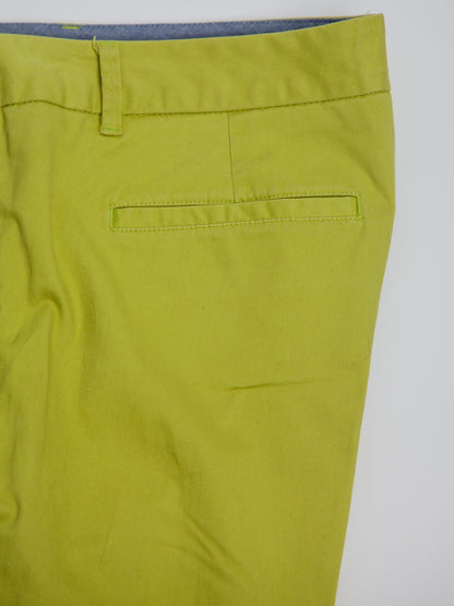 Good Banana Republic Green Cotton Pants Ryan Fit Size 8 Women's