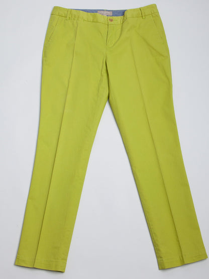 Good Banana Republic Green Cotton Pants Ryan Fit Size 8 Women's