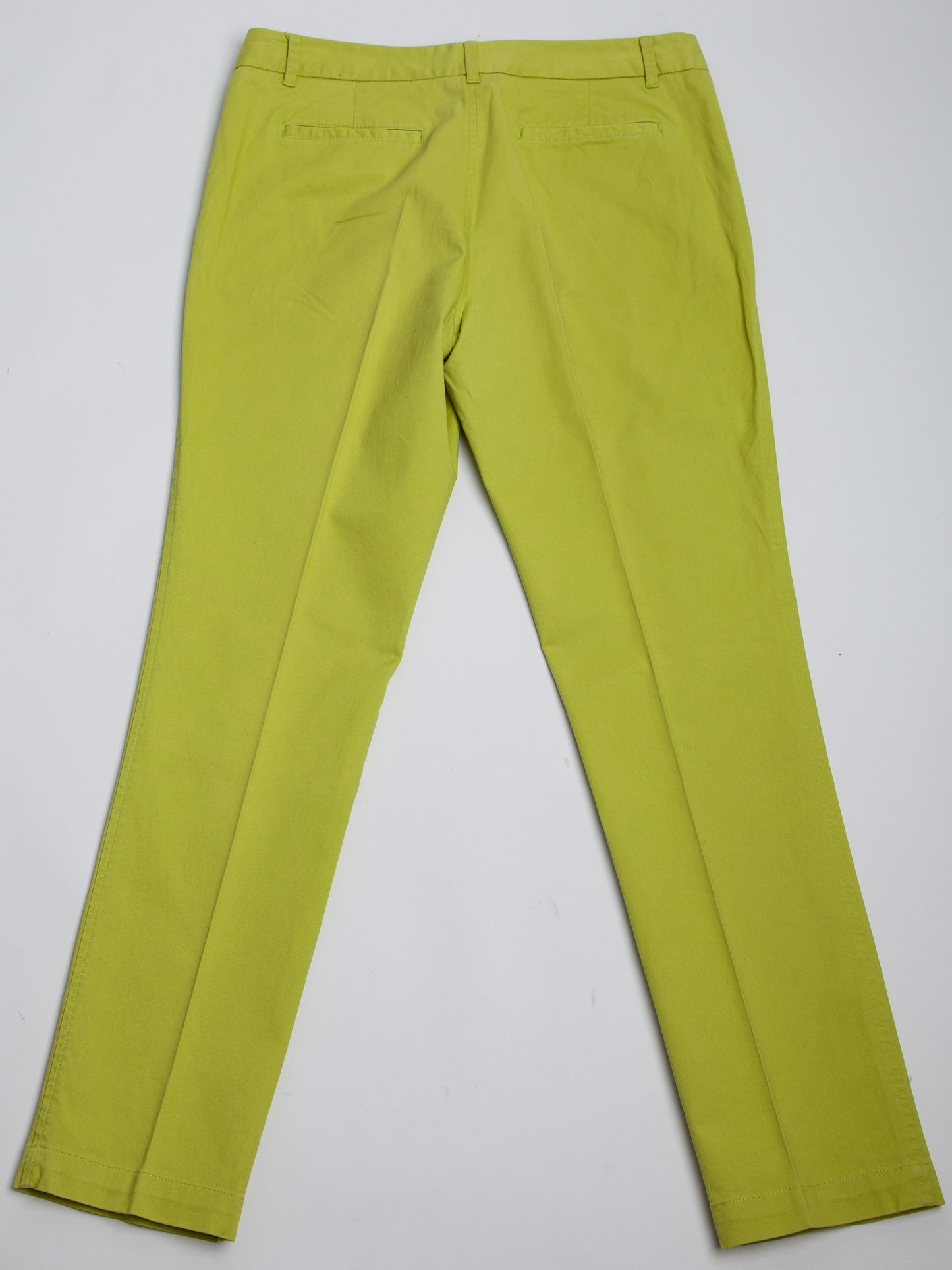good banana republic green cotton pants ryan fit size 8 women's
