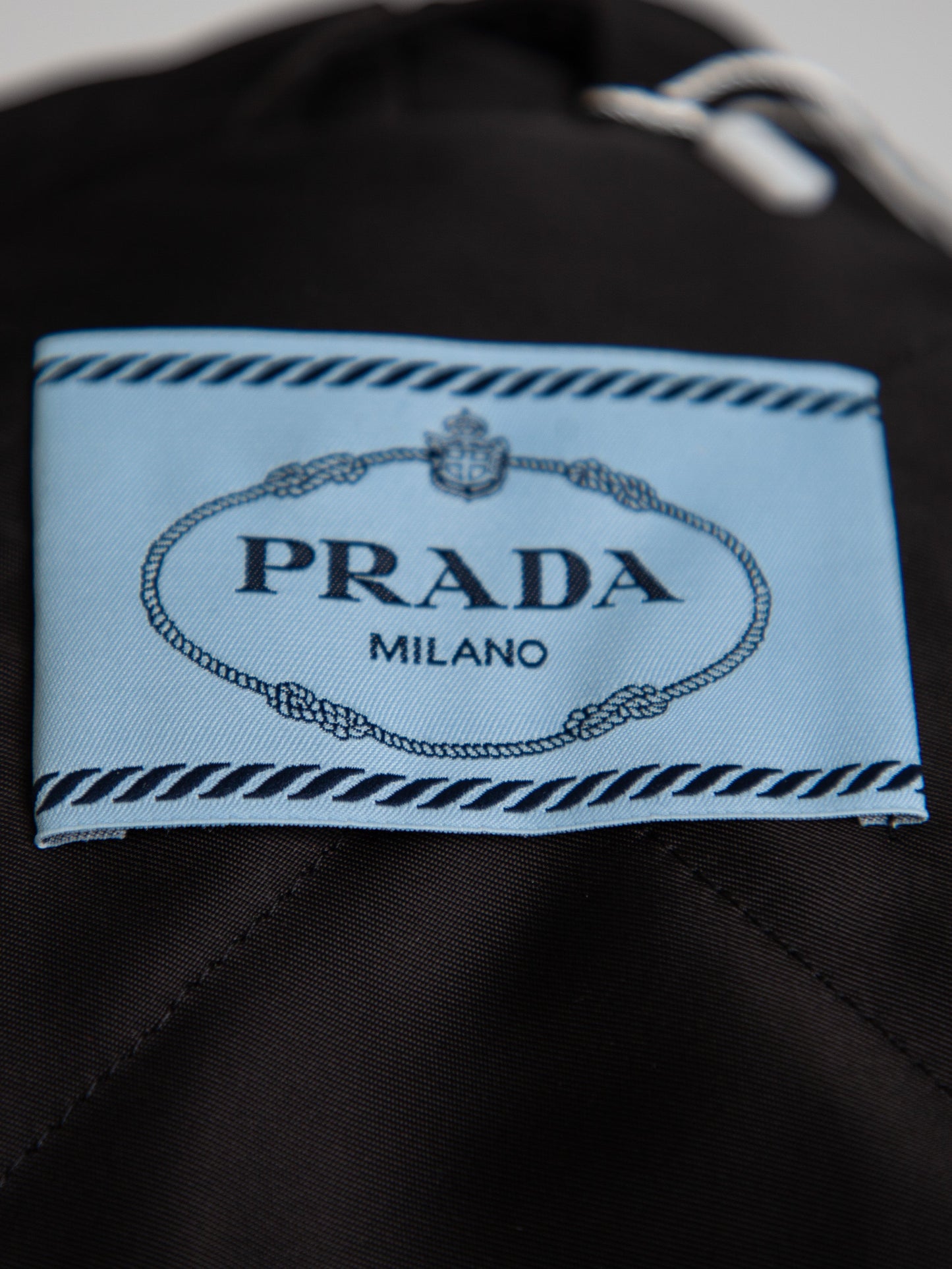 prada black hooded cape coat soft viscose women’s good condition