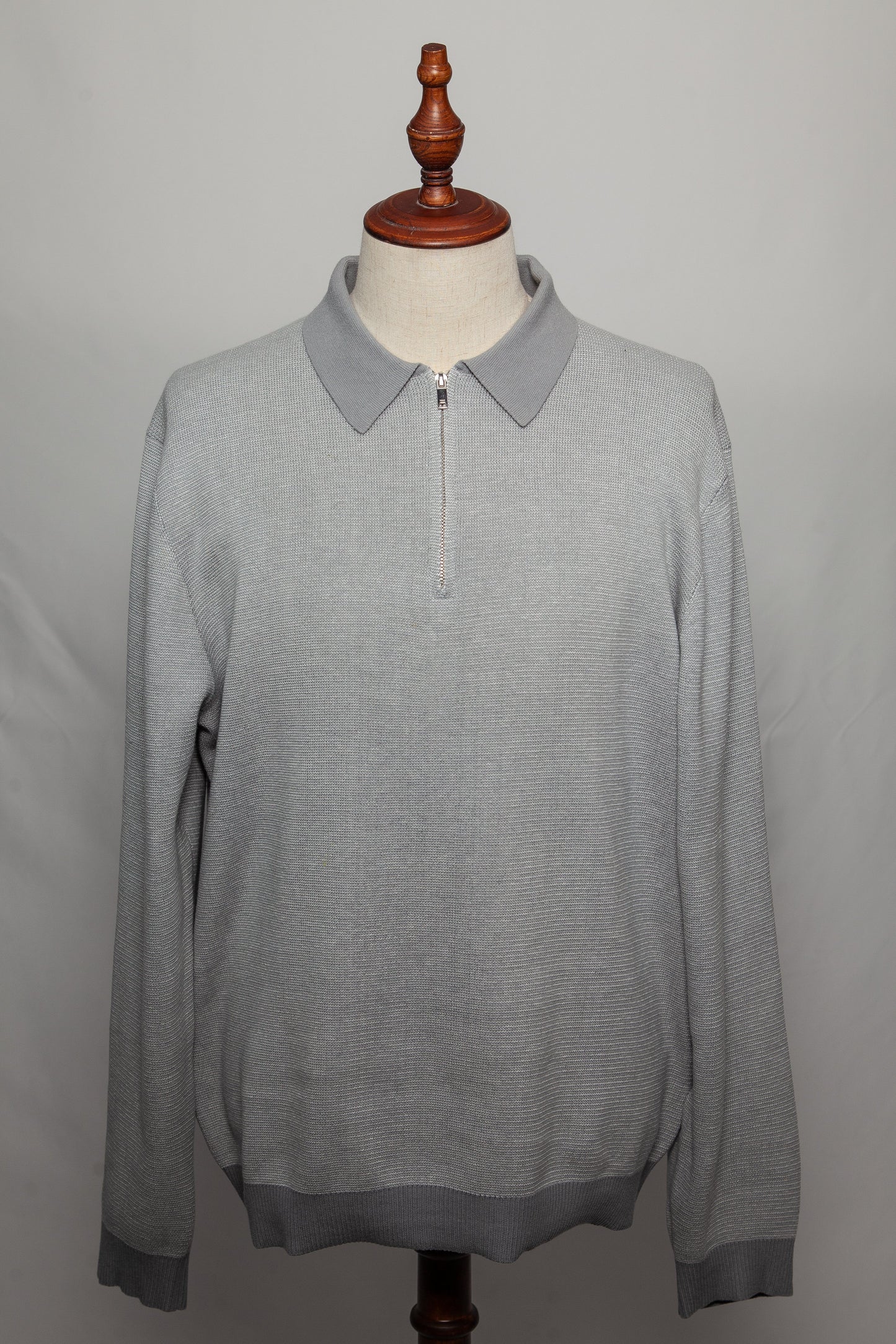 good condition reiss gray cashmere knit sweater size xxl
