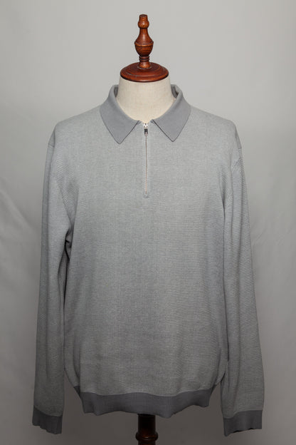 Good Condition Reiss Gray Cashmere Knit Sweater Size XXL