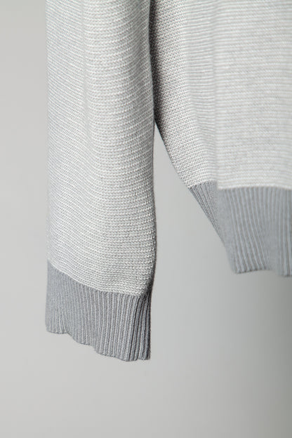 Good Condition Reiss Gray Cashmere Knit Sweater Size XXL
