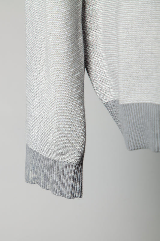 Good Condition Reiss Gray Cashmere Knit Sweater Size XXL