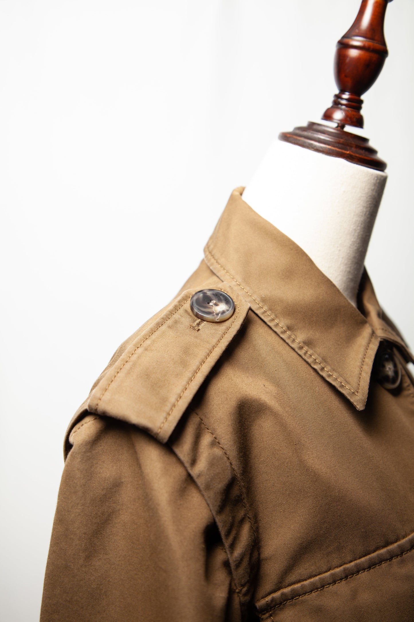 excellent maxco green cotton military jacket size m