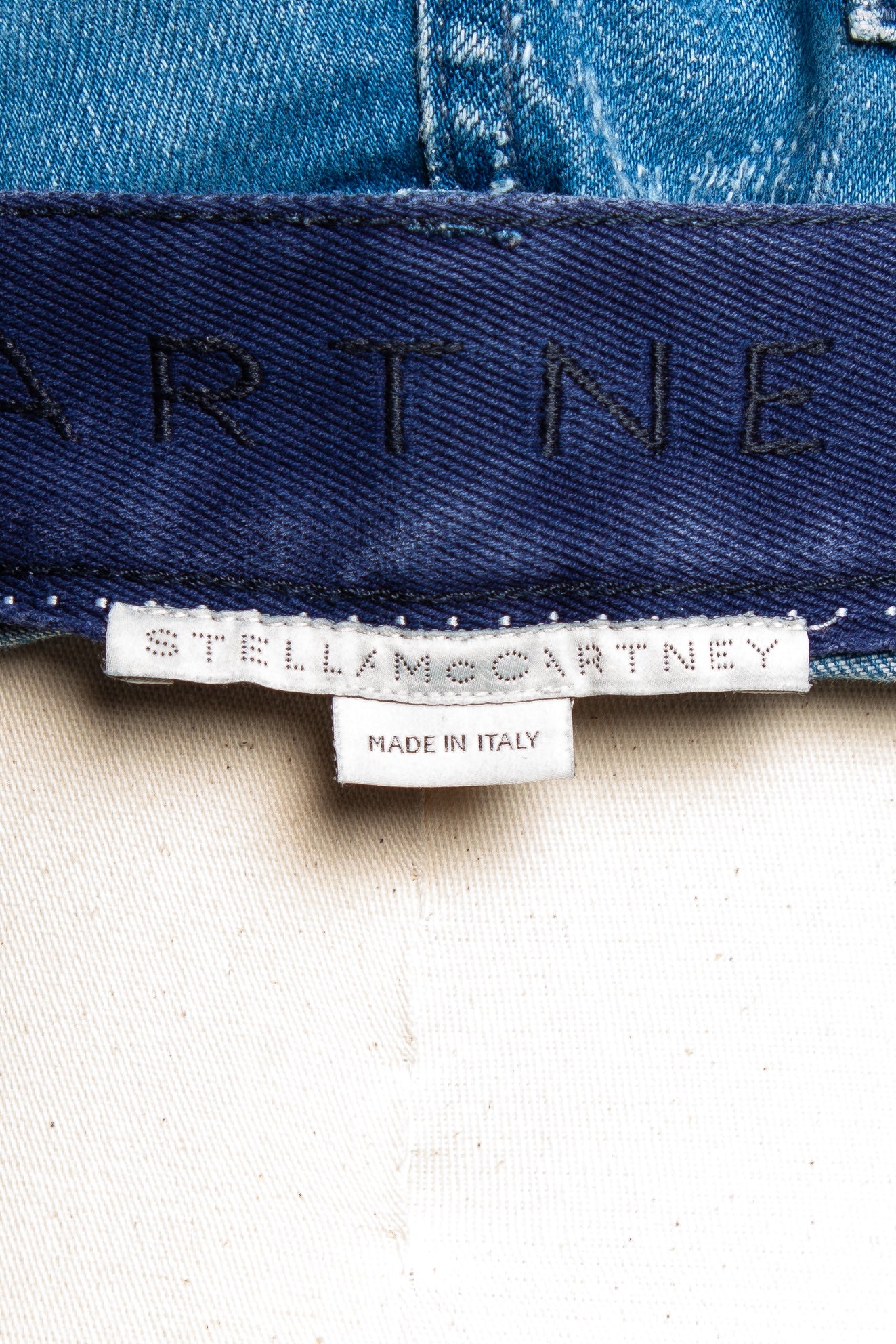 good stella mccartney blue cotton jeans size s for women