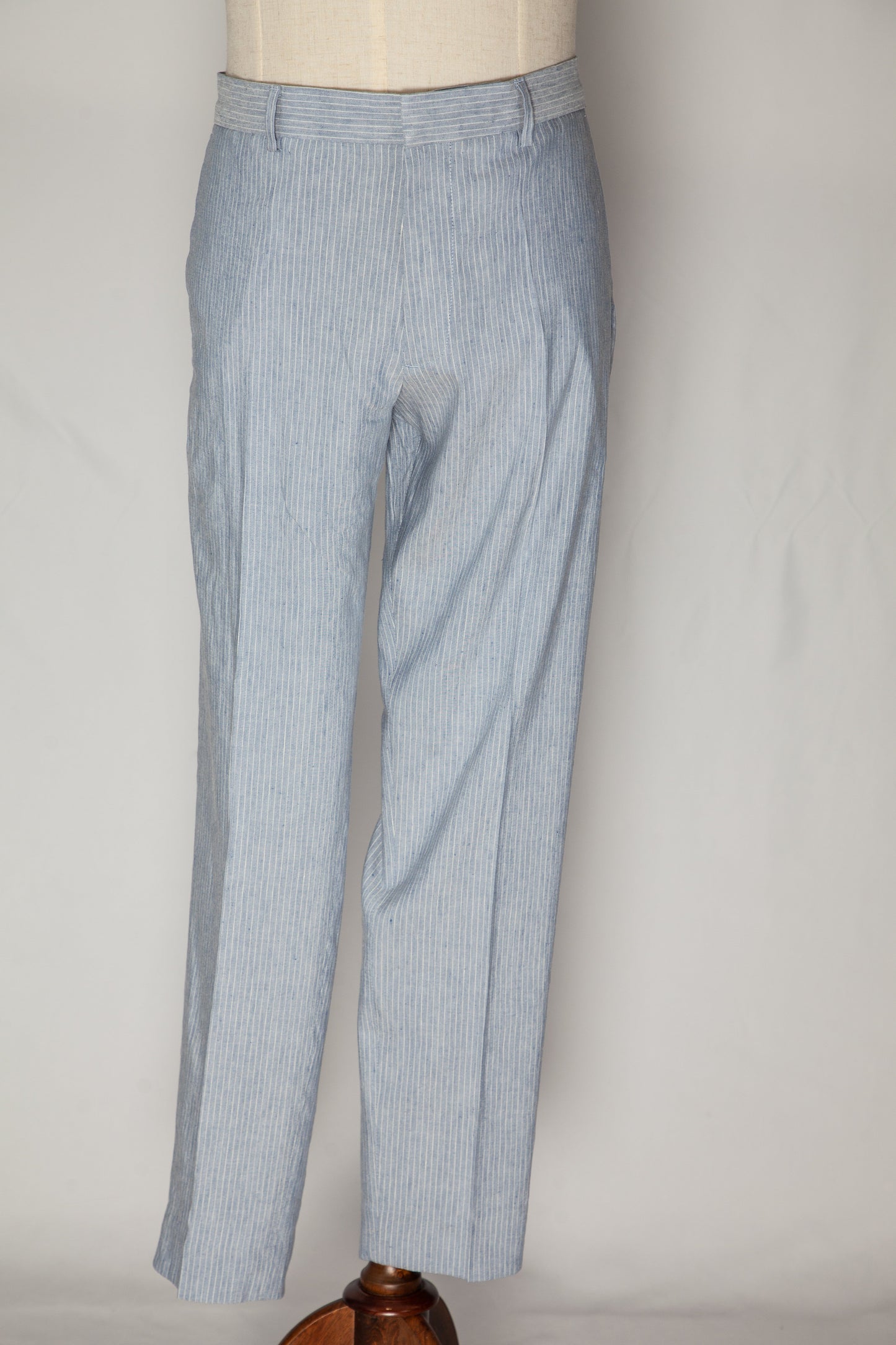 good club monaco light blue striped pants size xl cotton