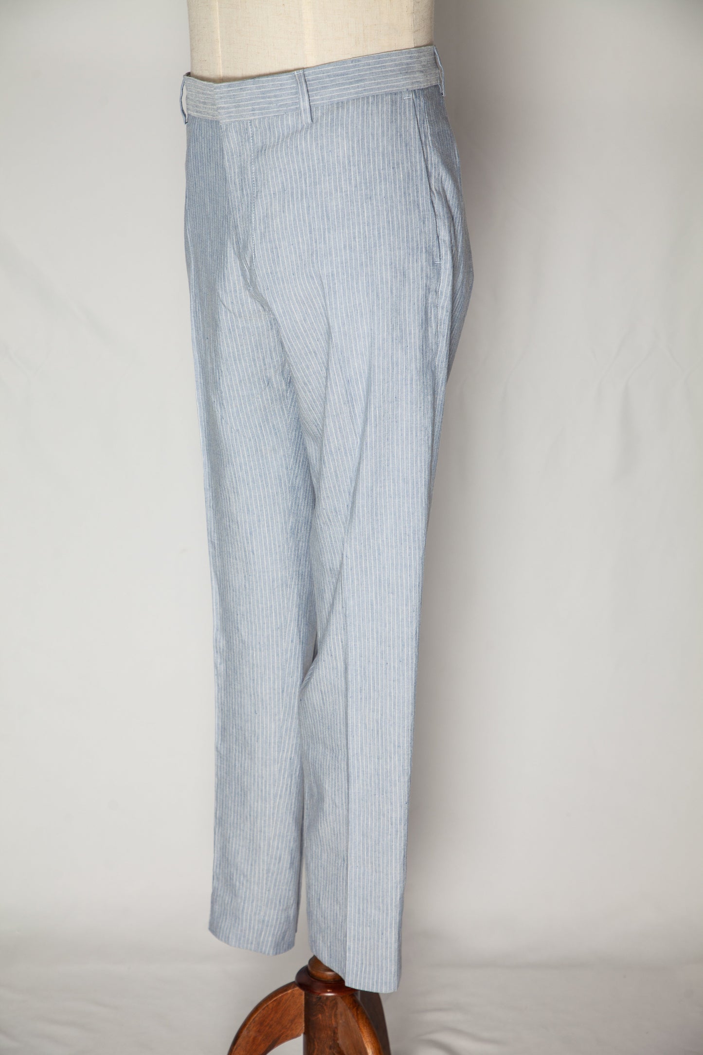 good club monaco light blue striped pants size xl cotton