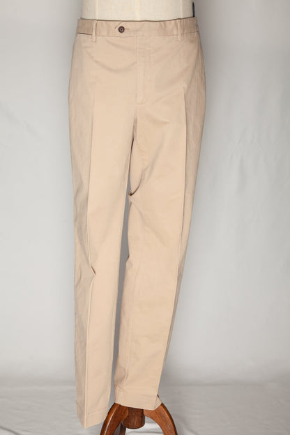 Good Hackett White Cotton Natural Pants Size XL for Men