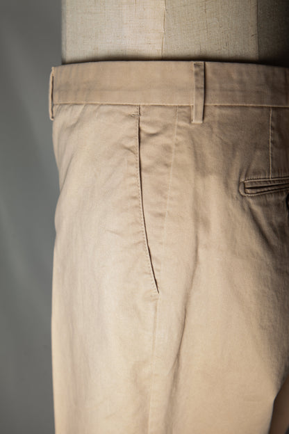 Good Hackett White Cotton Natural Pants Size XL for Men