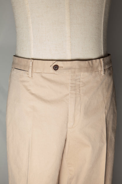 Good Hackett White Cotton Natural Pants Size XL for Men