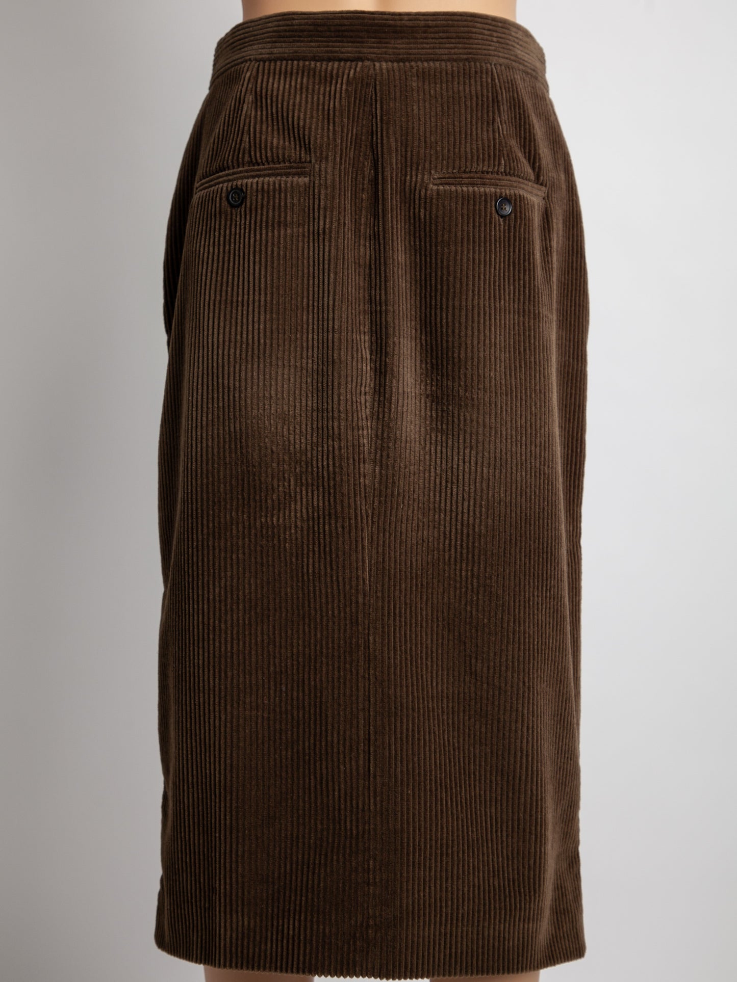 max mara green cotton natural skirt size m - good condition
