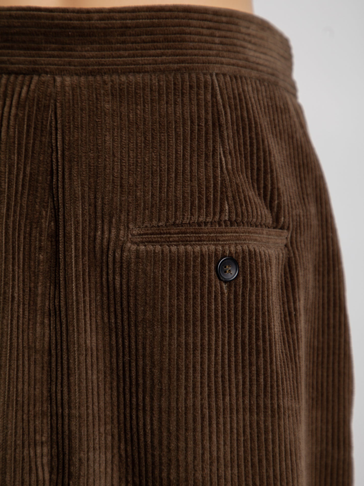 max mara green cotton natural skirt size m - good condition
