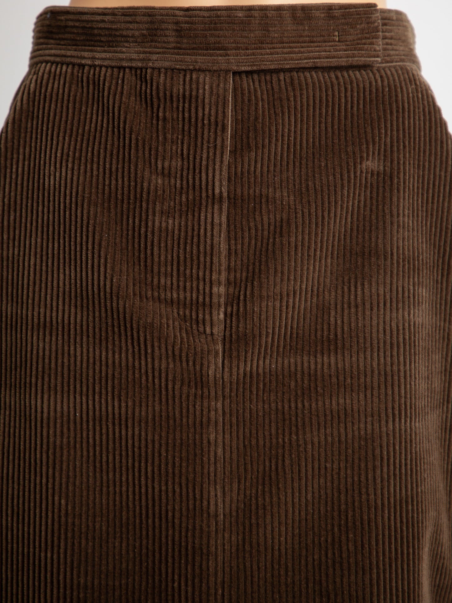 max mara green cotton natural skirt size m - good condition