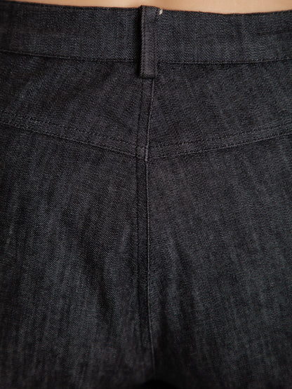 Good Versus Gray Cotton Pants Size M with Decorative Pattern