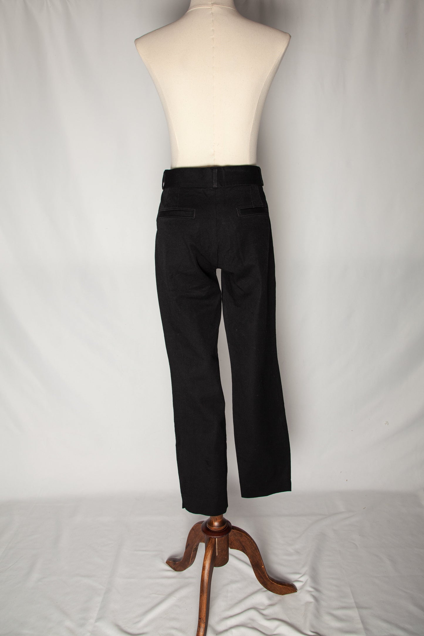 good banana republic black tailored pants women viscose size unknown
