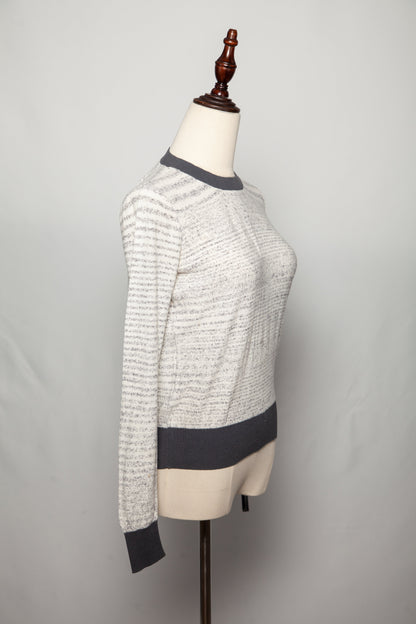 Average ATM Gray Viscose Sweater Size S with Pattern
