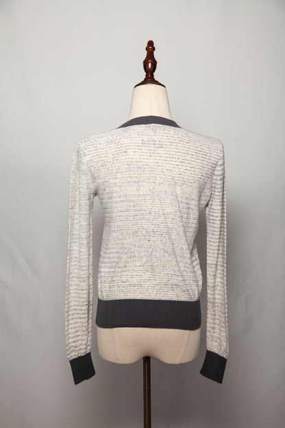 Average ATM Gray Viscose Sweater Size S with Pattern