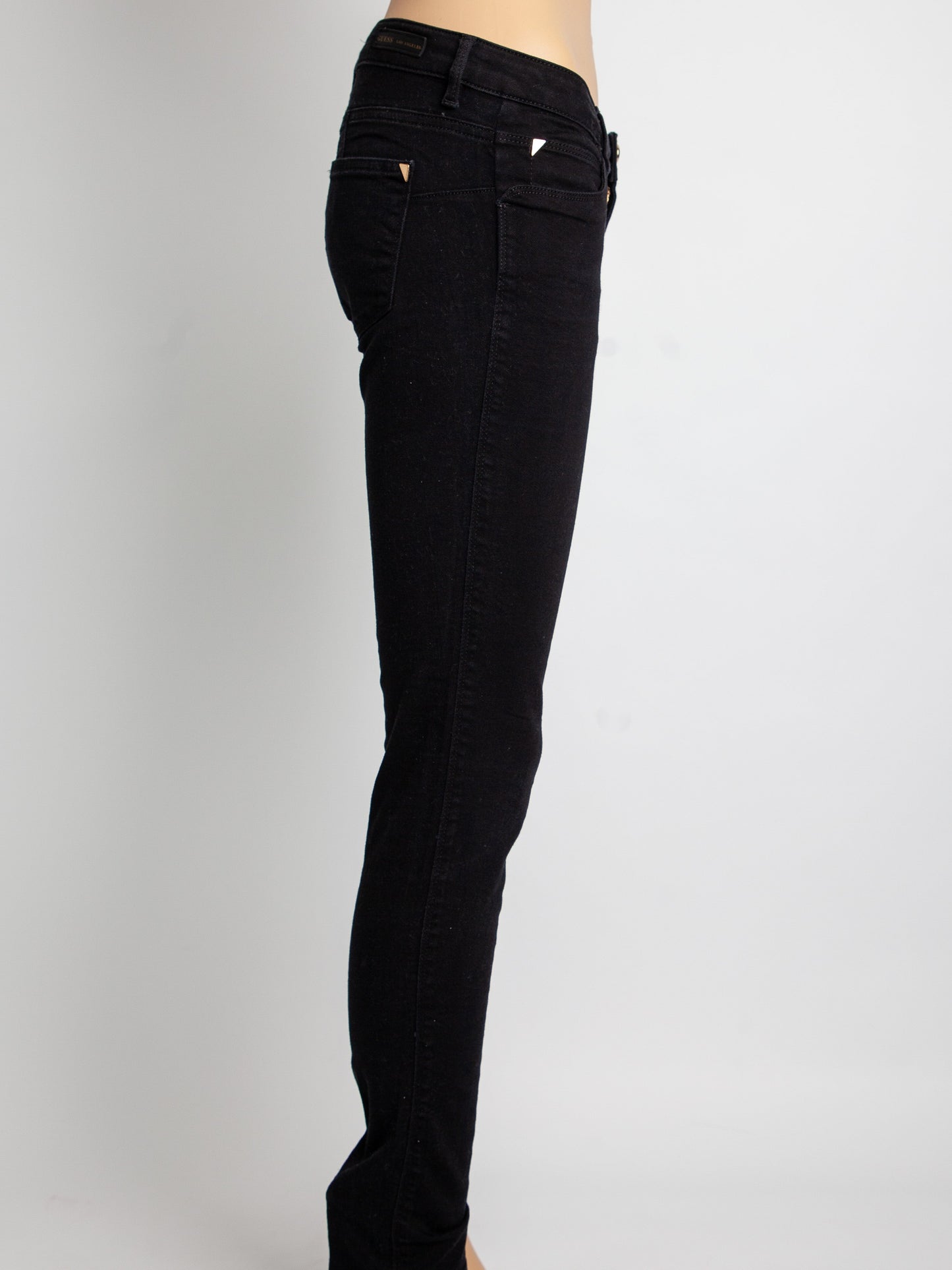 good guess black skinny jeans size s cotton natural women