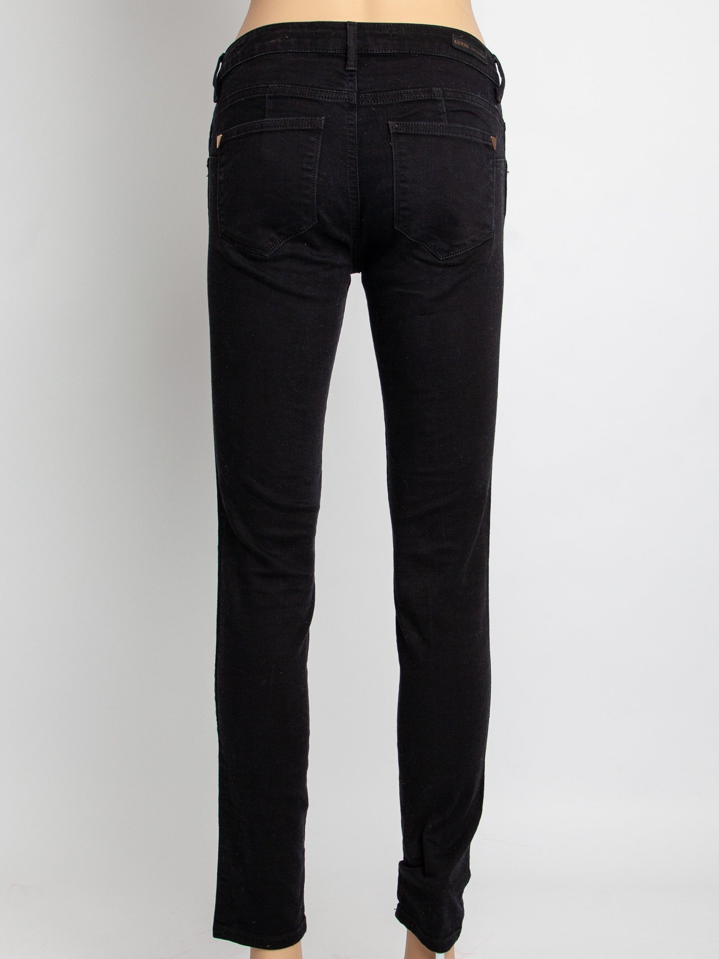 good guess black skinny jeans size s cotton natural women