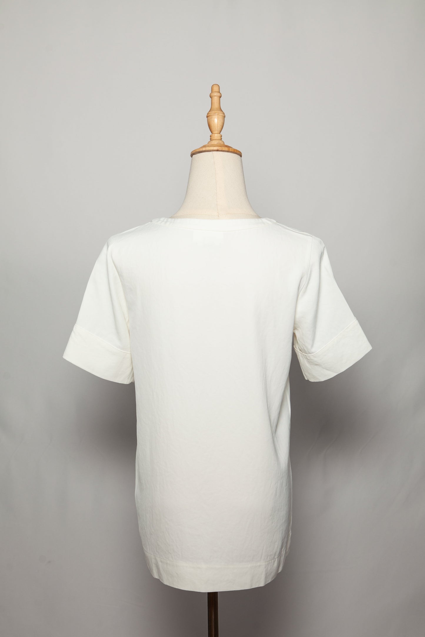 good dkny white cotton short-sleeved shirt size m for women